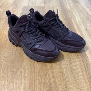 NEW Michael Kors men’s Nick Trainer sneakers color Shiraz size 9